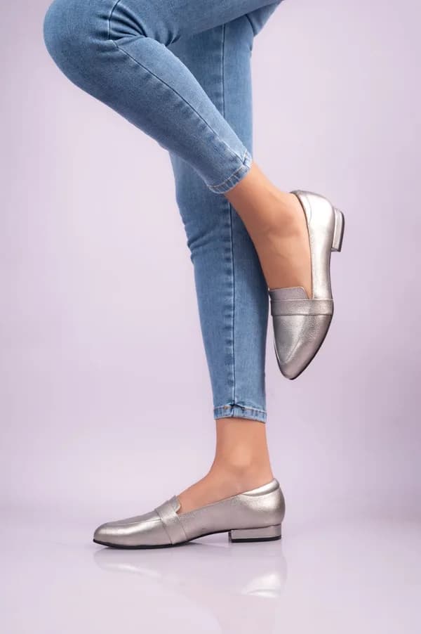 Mocassins en cuir — vue 1