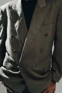 Blazer non-doublé en laine — vue 1