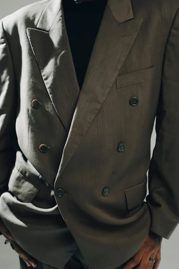 Blazer non-doublé en laine — vue 1