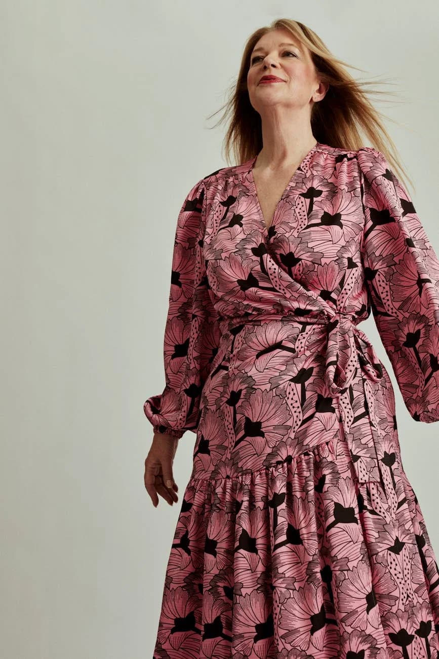Robe portefeuille en viscose — vue 2