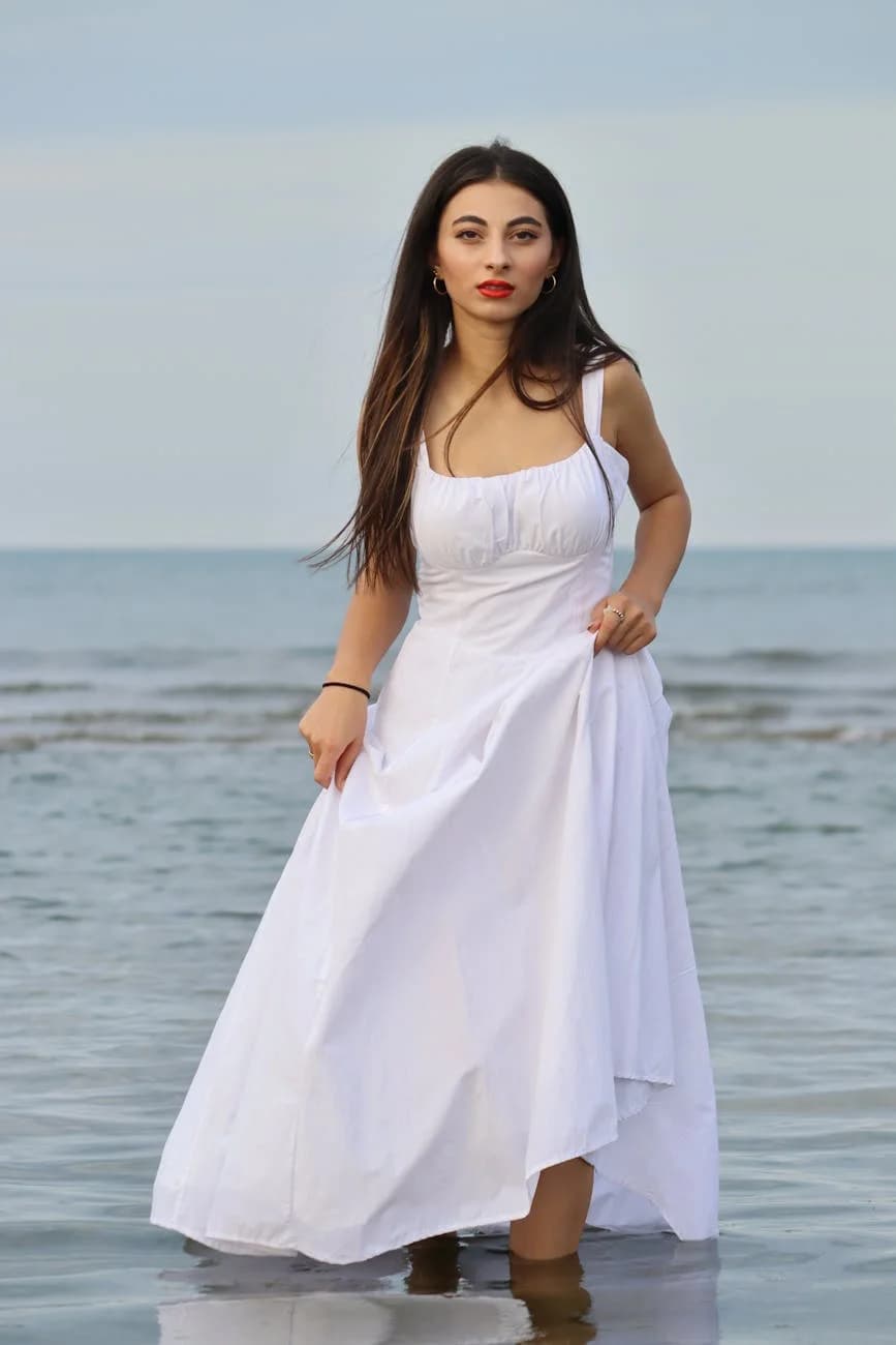 Robe maxi en lin — vue 2