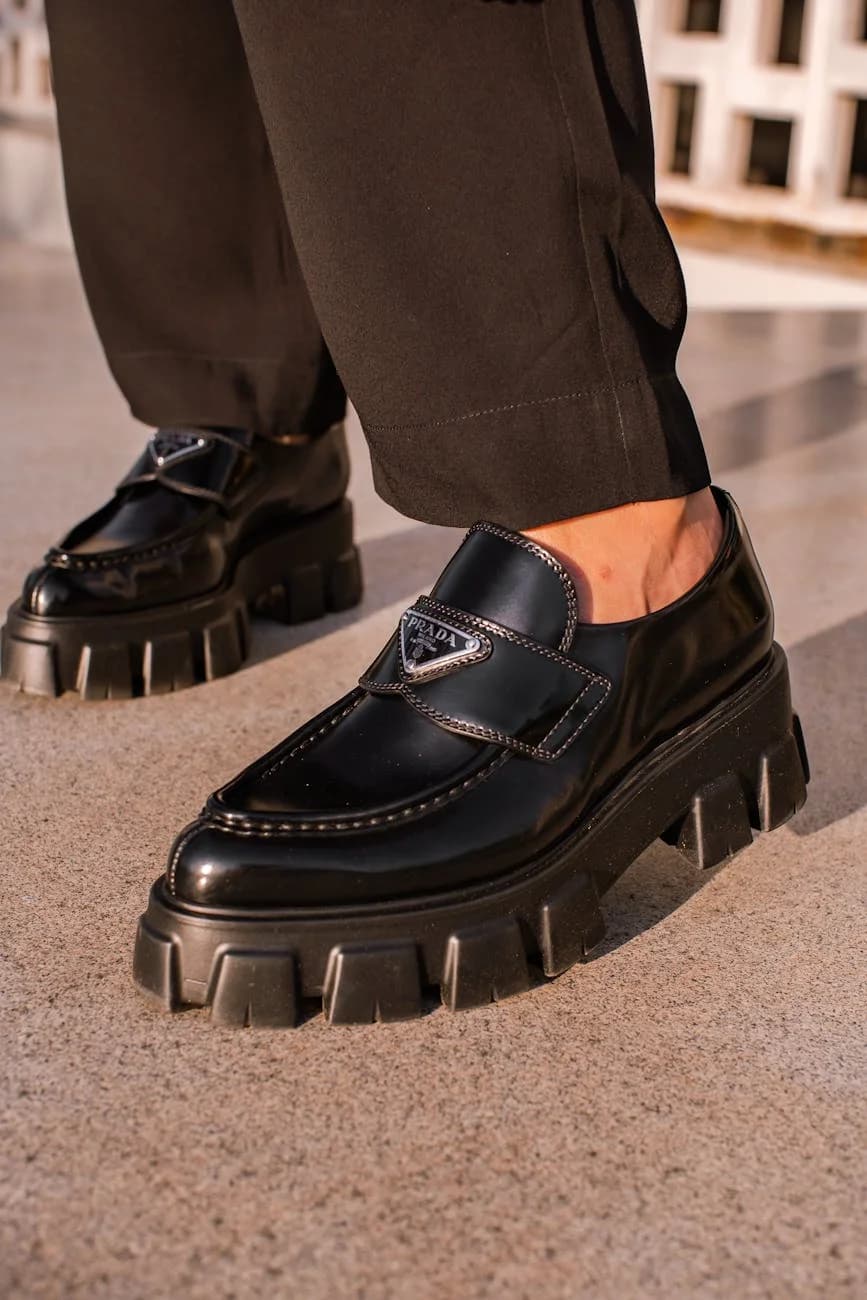 Mocassins en cuir — vue 2