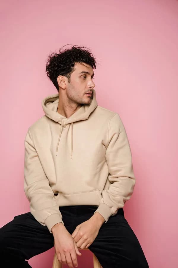 Sweat à capuche en molleton — vue 1