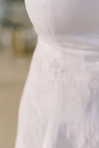 Robe chemise en lin — vue 1