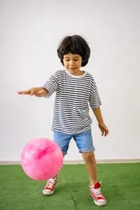 T-shirt enfant rayé marin — vue 1