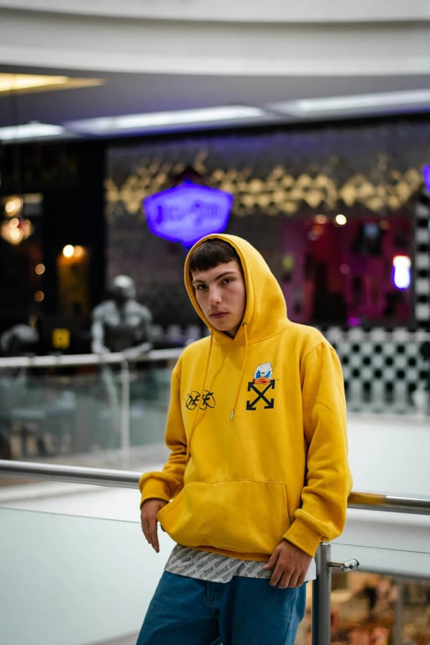 Sweat à capuche en molleton — vue 2