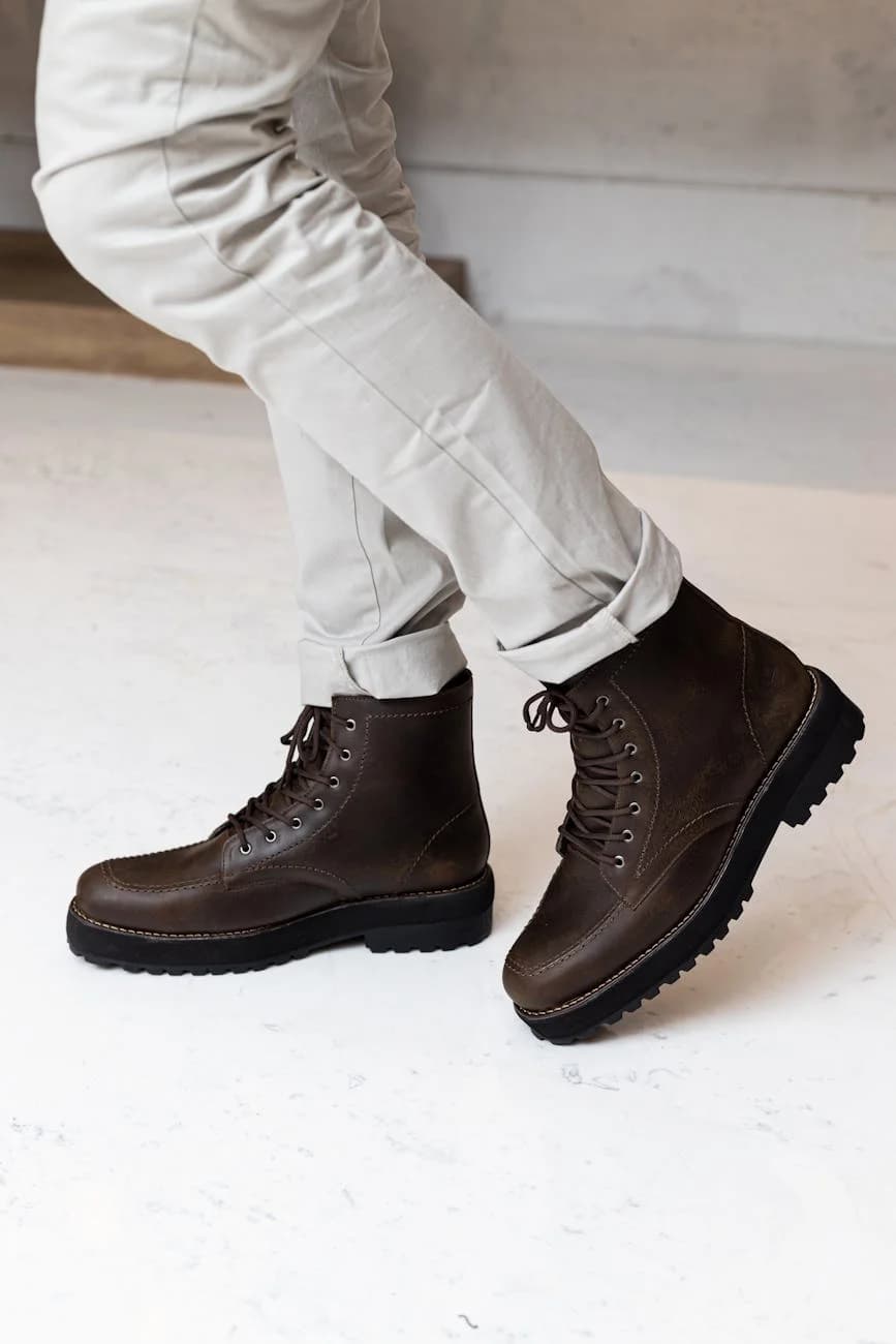 Bottines en cuir — vue 1