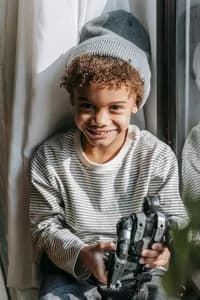 T-shirt enfant rayé marin — vue 2