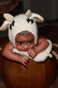 Bonnet bébé en laine — vue 2