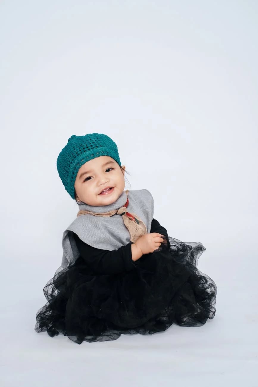 Bonnet bébé en laine — vue 1
