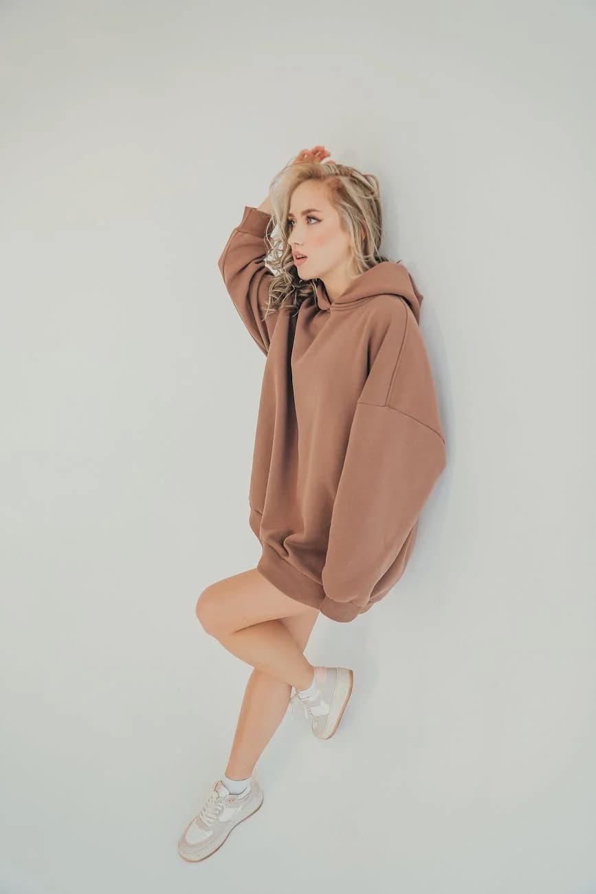 Sweat à capuche oversize — vue 2