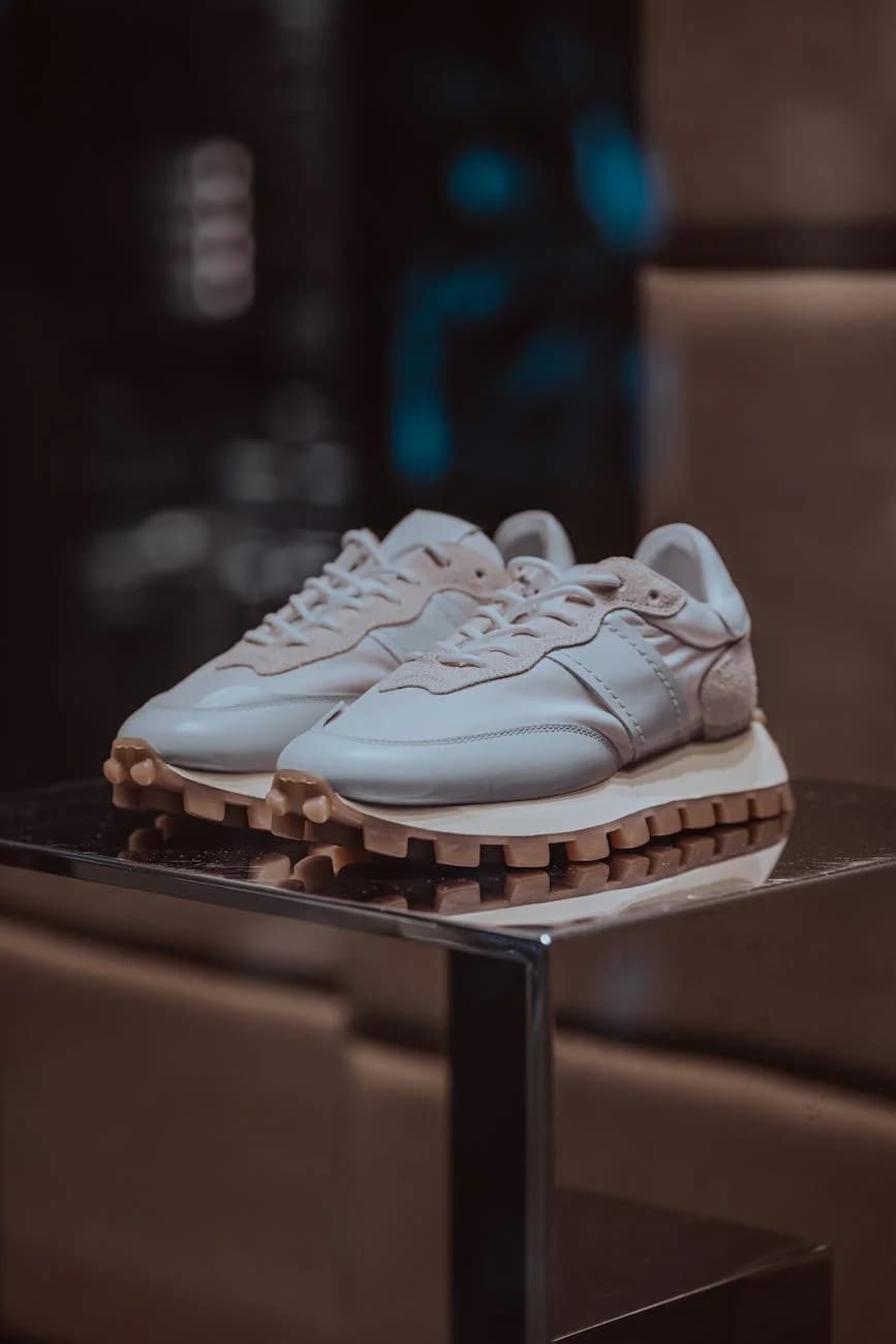 Sneakers en cuir — vue 2