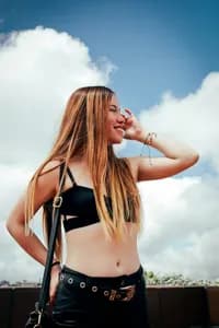 Ceinture en cuir tressé — vue 2