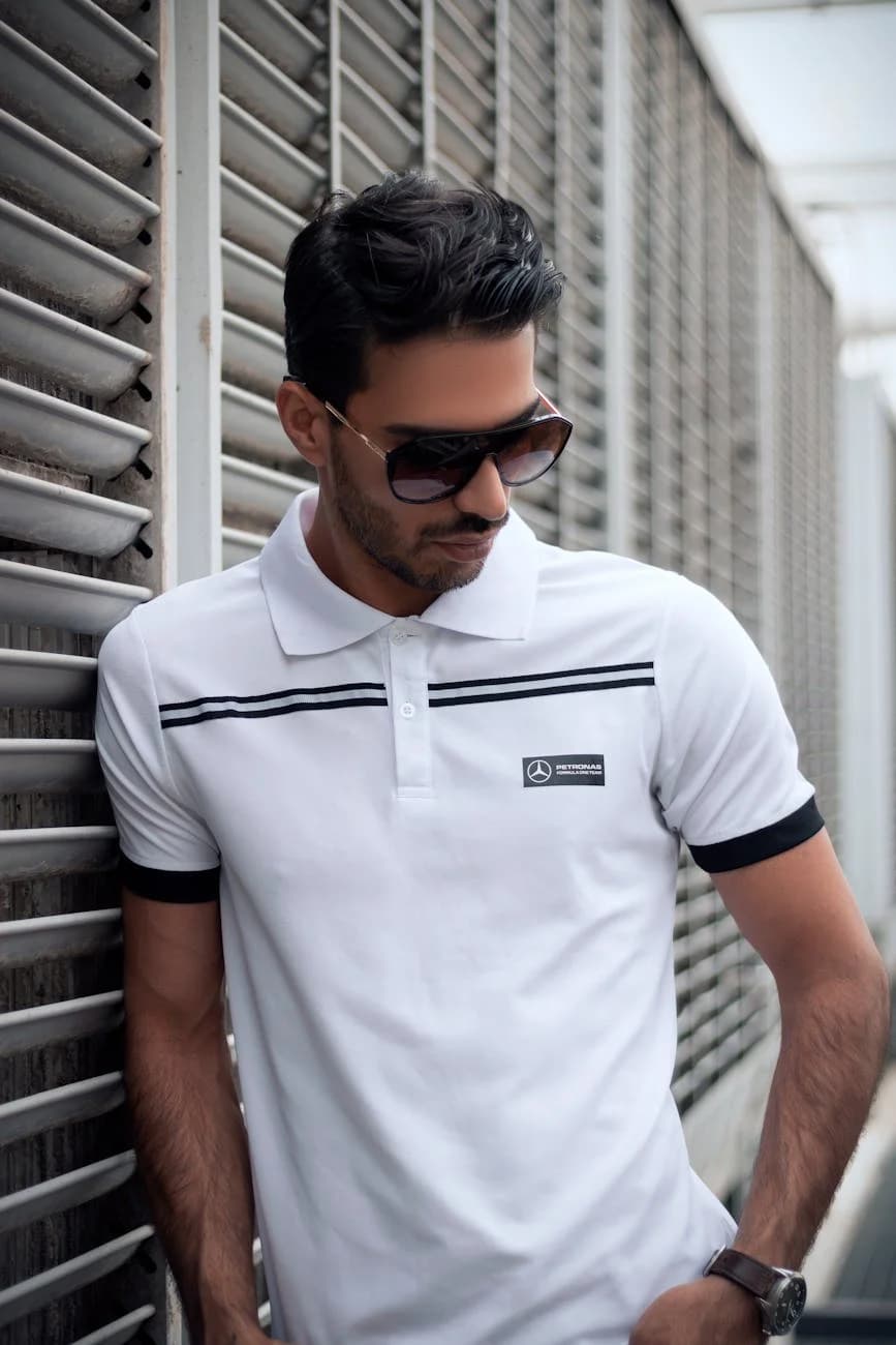 Polo piqué de coton — vue 2