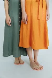 Robe chemise en lin — vue 2