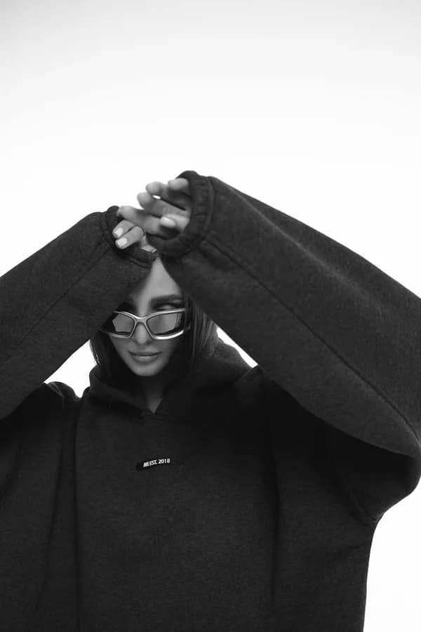 Sweat à capuche oversize — vue 1