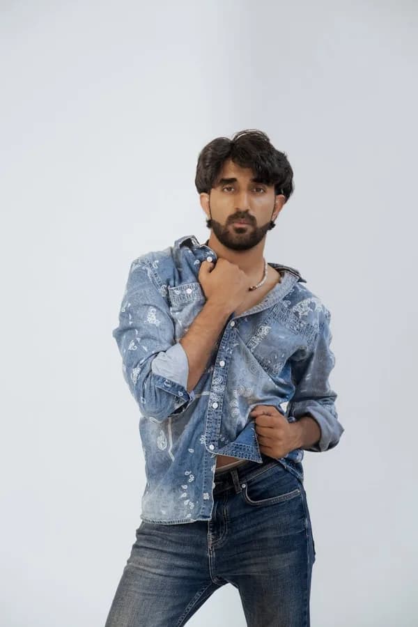 Jean droit en denim japonais — vue 1
