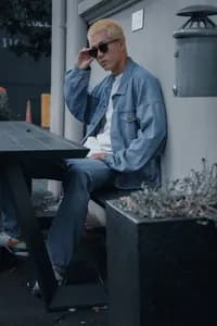 Jean droit en denim japonais — vue 2